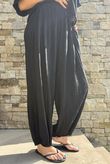 Cyril Crinkle Balloon Pant Black